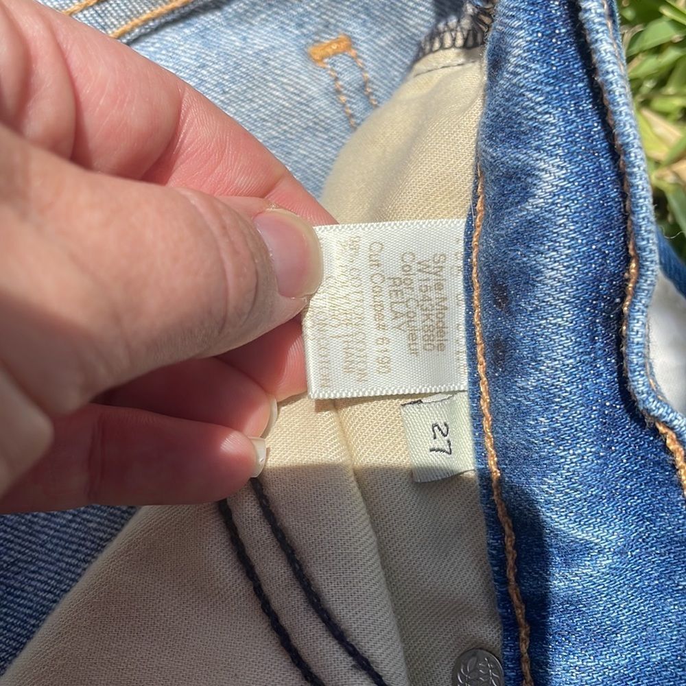 [rag & bone] “Relay” Striped Panel Jeans - Size 27 - Picture 5 of 6